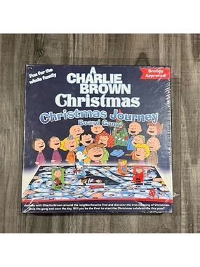 Charlie Brown Christmas Journey Board Game Peanuts Gang  Brand New, Sealed! 🎄